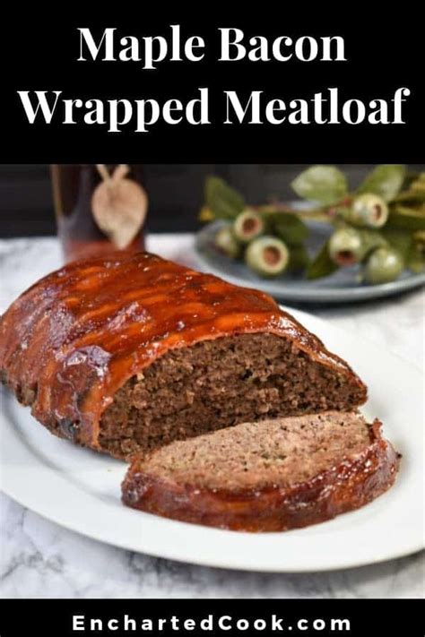 maple-bacon-wrapped-meatloaf-encharted-cook image
