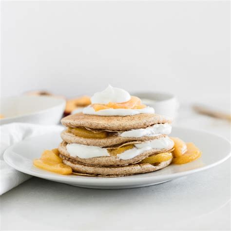 healthy-peaches-and-cream-pancakes-lively-table image
