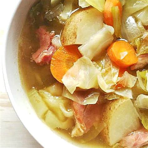 easy-ham-and-cabbage-soup-my-life-cookbook image