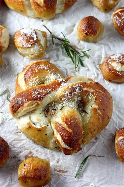 mozzarella-stuffed-rosemary-and-parmesan-soft-pretzels image
