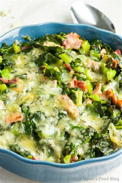 cheesy-bacon-spring-greens-once-upon-a-food-blog image
