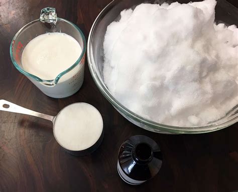 how-to-make-snow-cream-with-real-snow-for-a-fun image