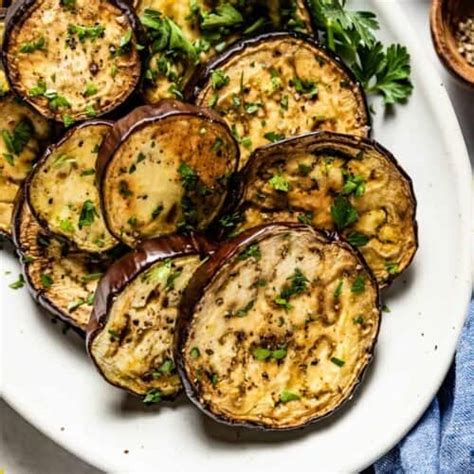 baked-eggplant-slices-recipe-foolproof-living image