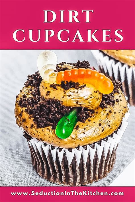 dirt-cupcakes-easy-recipe-with-gummy-worms-and-oreos image