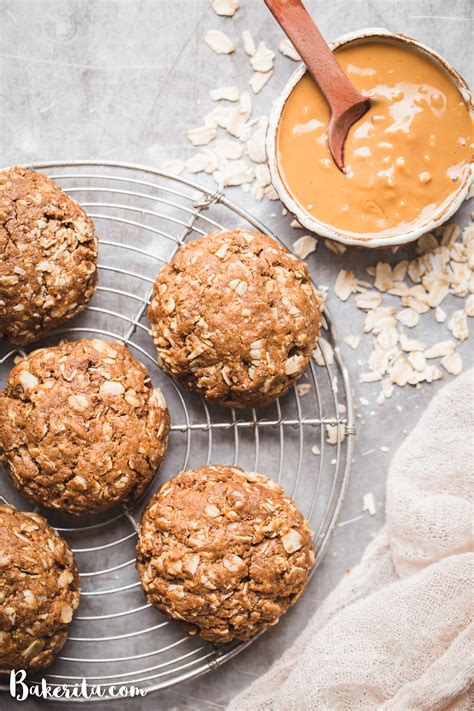 soft-chewy-peanut-butter-oatmeal-cookies-gluten image