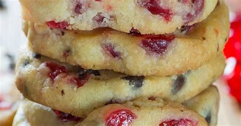 christmas-maraschino-cherry-shortbread-cookies image