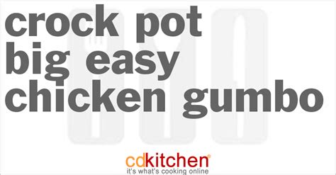 big-easy-crock-pot-chicken-gumbo image