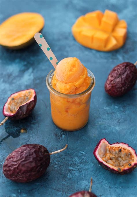 mango-passion-fruit-sorbet-recipe-vegan-le-petit image