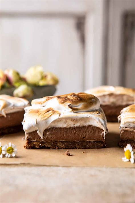 smores-chocolate-mousse-bars image