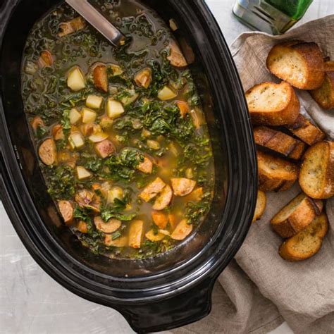slow-cooker-portuguese-potato-and-kale-soup image