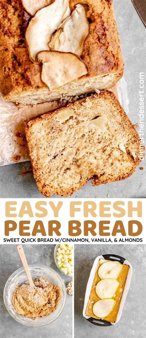 easy-pear-bread-recipe-with-fresh-pears-dinner image