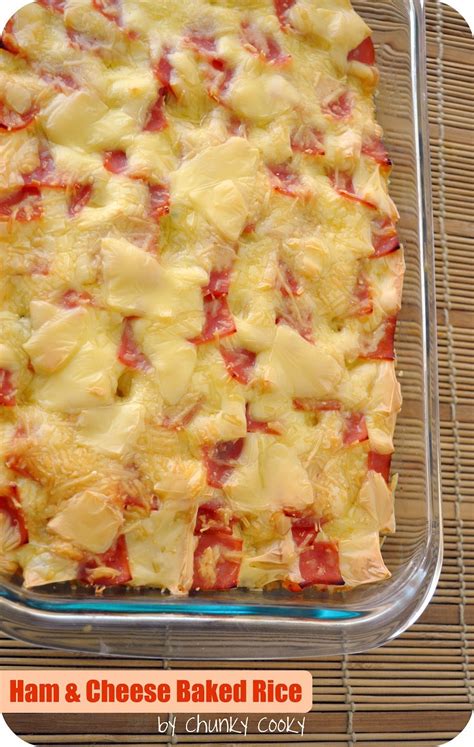 ham-and-cheese-baked-rice-eat-what-tonight image