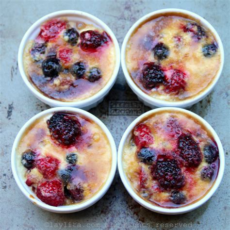 berries-broiled-with-cream-cheater-berry-crme-brulee image