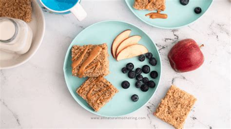 healthy-blw-apple-oat-bars-for-babies-and-toddlers image