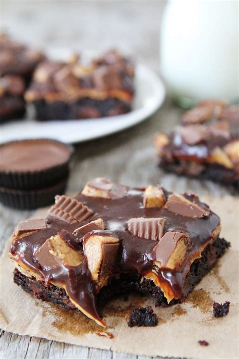 chocolate-peanut-butter-cup-brownie-swanky image