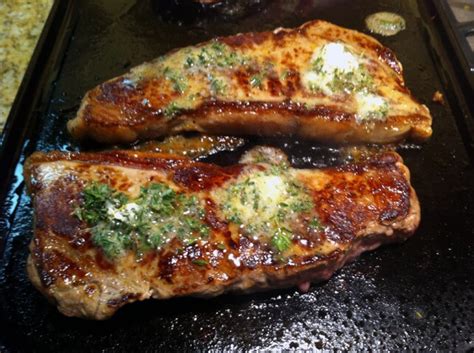 grilled-steak-with-lemon-thyme-butter image