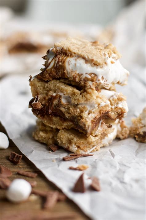 chocolate-peanut-butter-smores-bars-sincerely-jean image
