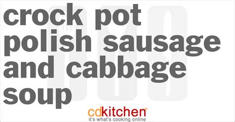 crock-pot-polish-sausage-and-cabbage-soup image