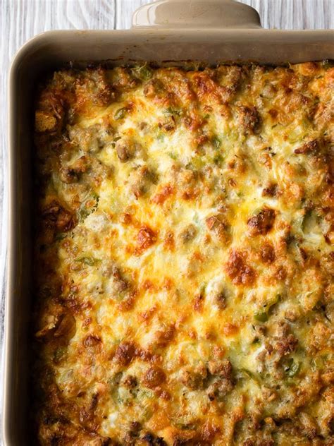 best-sausage-and-egg-breakfast-casserole-make-ahead image