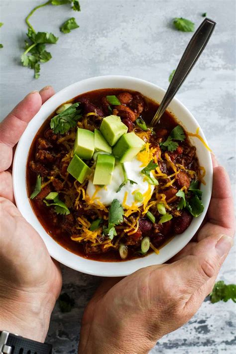 easy-crock-pot-chili-recipe-slow-cooker-chili-taste-and-tell image