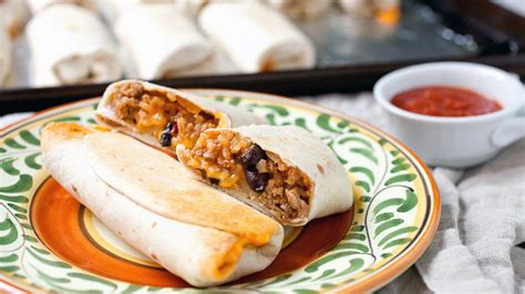mini-burrito-snacks-recipe-tablespooncom image