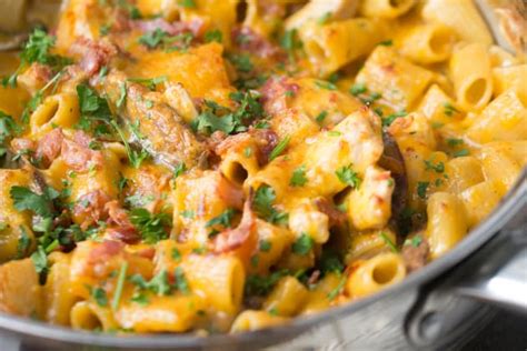 alice-springs-chicken-pasta-recipe-food-fanatic image