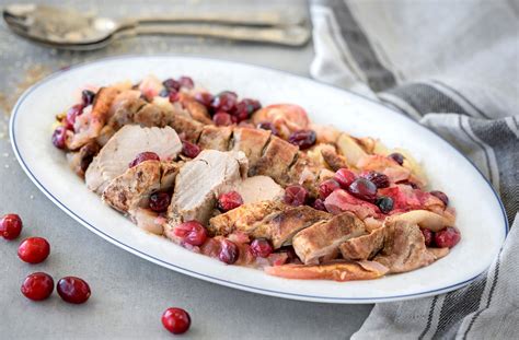 roast-pork-tenderloin-with-apples-cranberries-the image