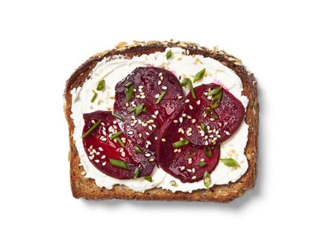 creamy-beet-toast-recipe-food-network-kitchen image