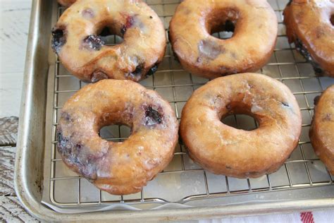 easy-blueberry-cake-doughnuts-a-farmgirls-kitchen image