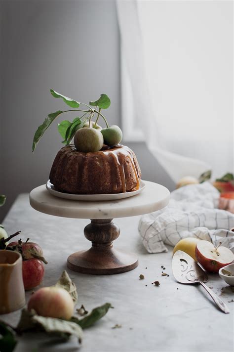 cardamom-spiced-whole-wheat-apple-cake-honey image