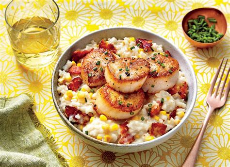 creamy-rice-with-scallops-recipe-southern-living image