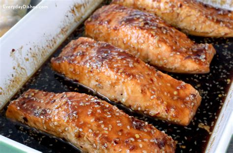 sesame-garlic-baked-salmon-recipe-everyday-dishes image