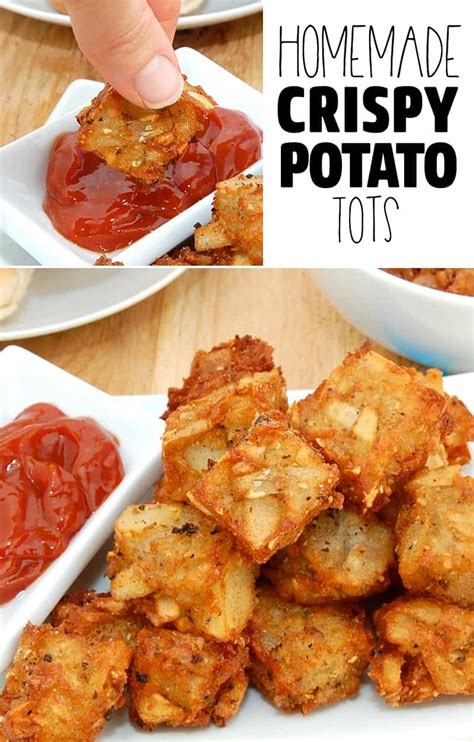 homemade-crispy-potato-tots-tater-tots-sweet-peas image