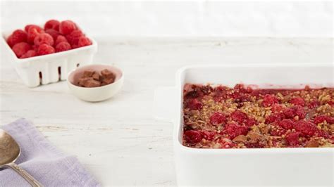 chocolate-raspberry-crumble-recipe-hersheyland image