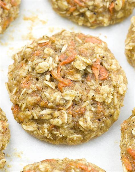 carrot-cake-oatmeal-cookies-easy-homemade-breakfast image