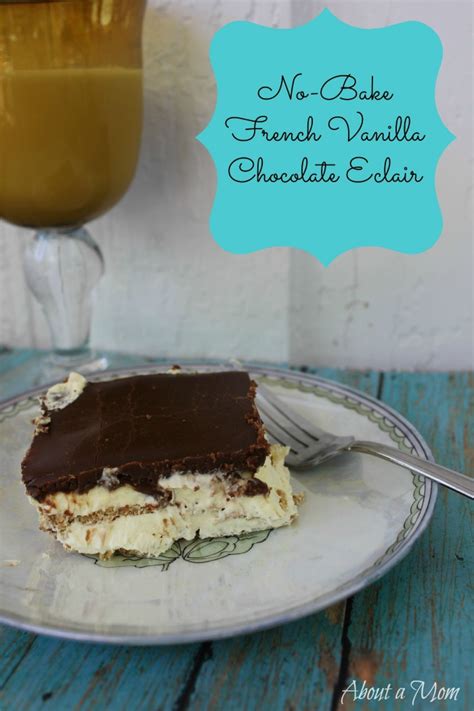 no-bake-french-vanilla-chocolate-eclair image