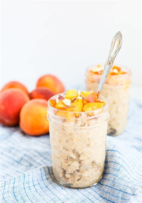 peach-overnight-oats-recipe-happy-healthy-mama image