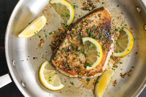 pan-seared-swordfish-recipe-with-lemon-garlic-sauce image
