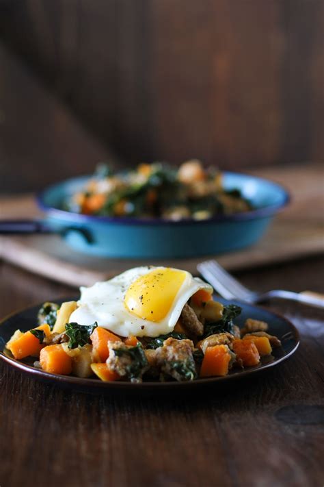 butternut-squash-hash-with-apples-sausage-and-kale image