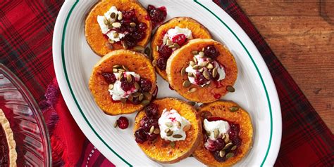 roasted-squash-with-goat-cheese-and-poached-cranberries image