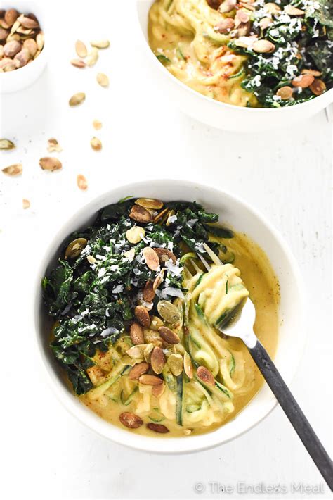 healthy-pumpkin-alfredo-with-wilted-garlic-kale-the image