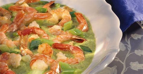 leek-soup-with-shrimp-and-scallions-recipe-eat image