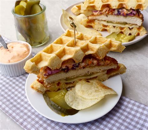 fried-chicken-waffle-sandwich image