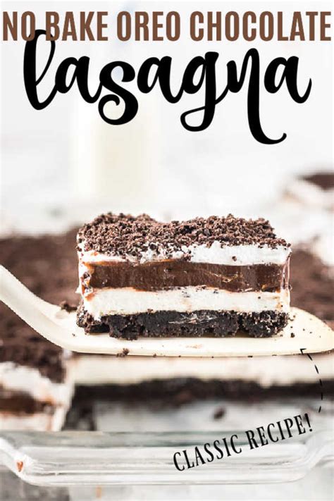 no-bake-chocolate-oreo-lasagna image