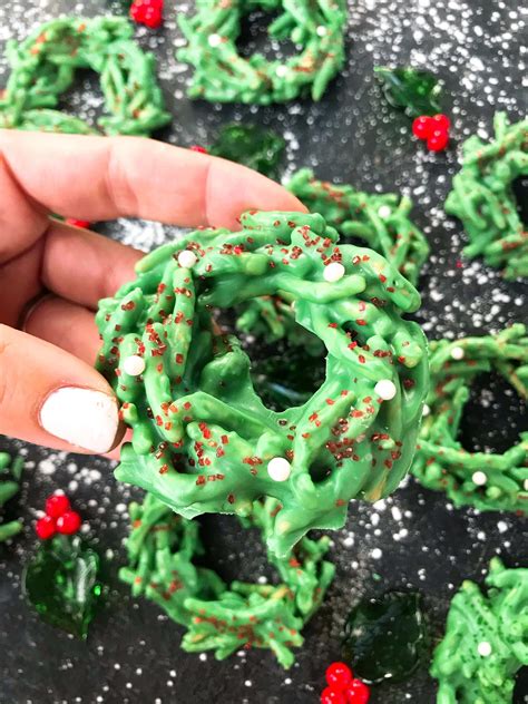 no-bake-christmas-wreath-cookies-three-olives-branch image
