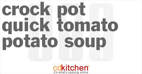 quick-slow-cooker-tomato-potato-soup-cdkitchen image