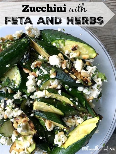 grilled-zucchini-with-feta-and-herbs-100-days-of-real image