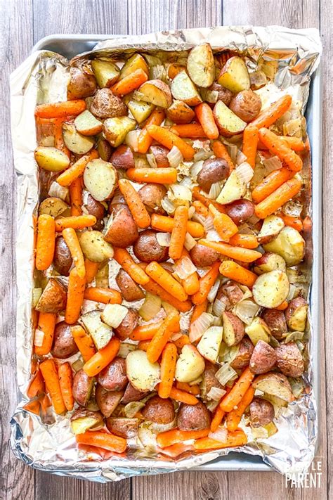 easy-roasted-potatoes-and-carrots-side-dish image