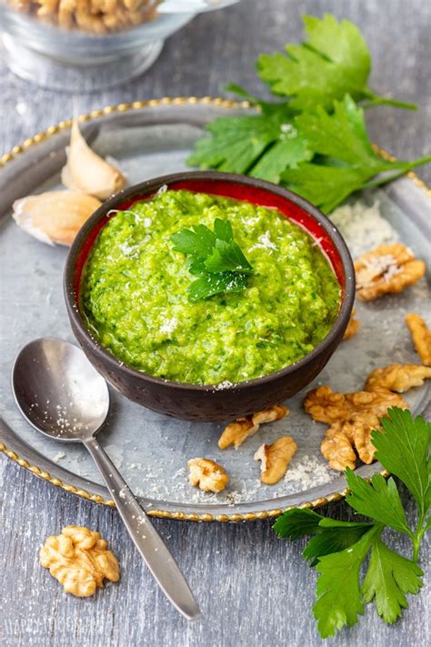 parsley-pesto-recipe-happy-foods-tube image