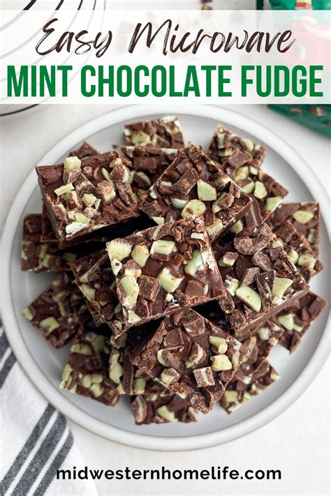 3-ingredient-chocolate-mint-fudge-microwave image
